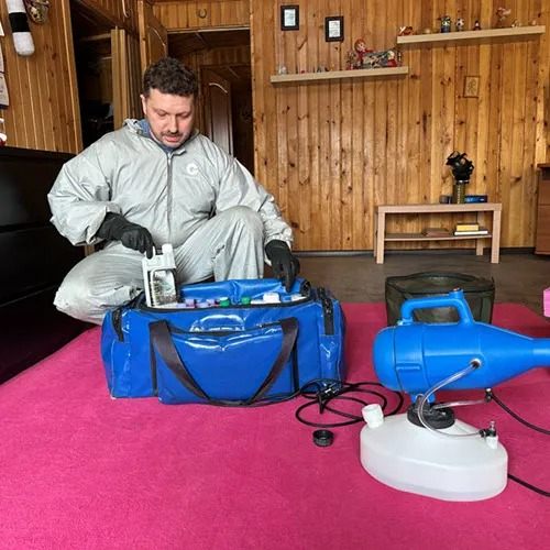 ФОТО Полное удаление ртути в помещениях в Кокошкино